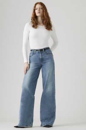 Levi's Vaqueros 728 de pierna ancha y tiro alto - Mujer - 23X30 - Lavado medio / Sweet Success