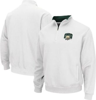Colosseum Mens Colosseum White Ohio Bobcats Tortugas Logo Quarter-Zip Jacket at Nordstrom, Size Small