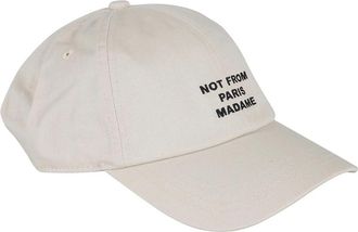 Dr&ocirc;le de Monsieur Le Casquette Slogan Hat - Heren - Petten - Beige - ONE Size - Accessoires