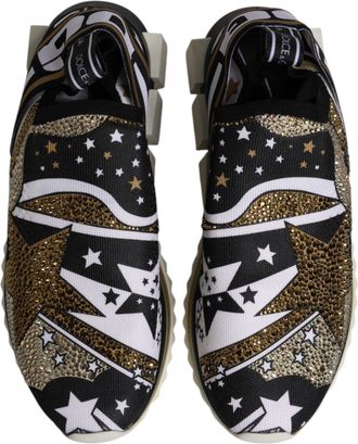 Dolce & Gabbana Mens Multicolor Sorrento Low Top Sneakers Shoes