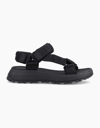 Hush Puppies Womens Hush Puppies KENDRA SANDAL Womens Ankle Strap Sandals Black - Size: 4
