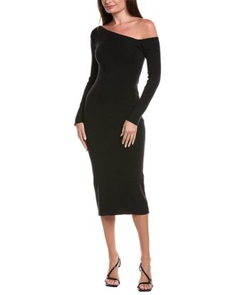Wayf One-Shoulder Midi Dress