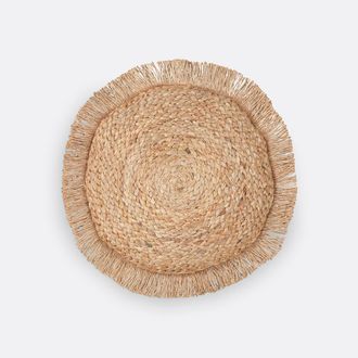 La Redoute Interieurs Rond kussen in jute, Ceylan