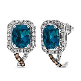 Le Vian Ladies Semi Precious Earrings set in 14K Vanilla Gold