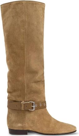 Isabel Marant Laarzen - Dames - Hoge Laarzen - Beige - 40 EU - Schoenen