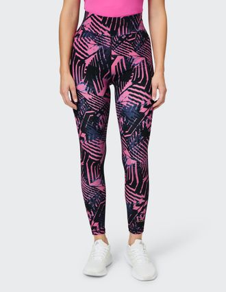 Venice Beach Leggings VENICE BEACH TIGHTS KEEVA, Damen, Gr. XS (36), N-Gr, bunt (aop fusion_p), Obermaterial: 72% Polyamid, 28% Elasthan, Hosen Leggings