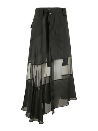 sacai Fabric Combo Skirt