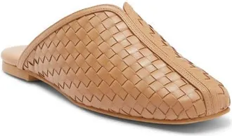 Freda Salvador Saanvi Woven Mule in Cognac Woven Calf at Nordstrom, Size 10.5