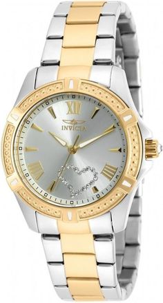 Invicta Angel Silver Dial Two-tone Ladies Watch 20323