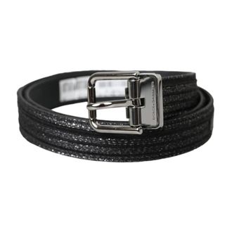 Dolce & Gabbana Heren, Accessoires, Zwart, Maat: ONE Size Leer