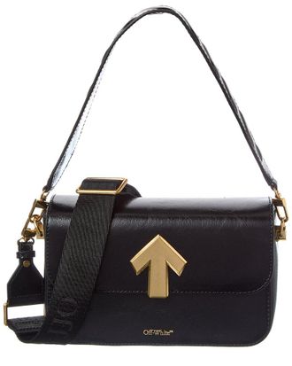 Off-white Off-White Binder Medium Leather Clutch