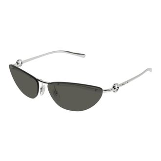 Gucci Sunglasses, unisex, Gray, Size: 61 MM Cat-eye Sunglasses