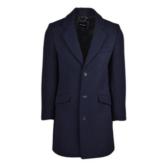 Antony Morato Cappotto - Heren - Mantel - Blauw - L - Wol - Jassen