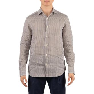 Saint Barth Camicia - Heren - Casual Overhemden - Bruin - S - Overhemden