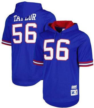 Mitchell & Ness Mens Mitchell & Ness Lawrence Taylor Royal New York Giants Retired Player Name & Number Mesh Hoodie T-Shirt at Nordstrom, Size Medium