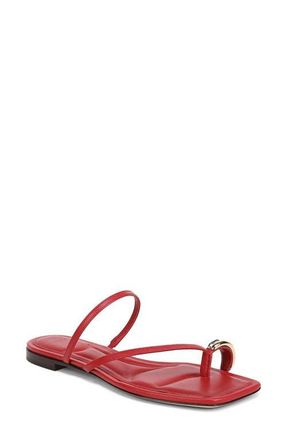 Vince Polli Toe Loop Sandal in Crimson at Nordstrom, Size 6.5