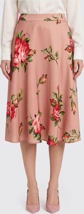 Dolce & Gabbana Gonna midi in seta stretch