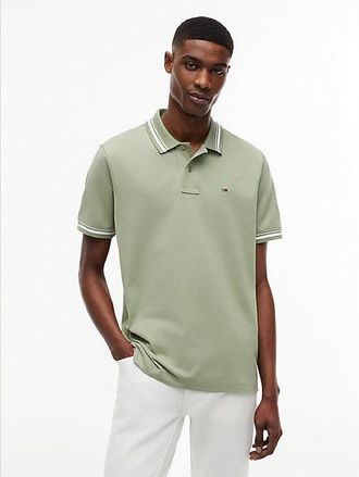 Tommy Hilfiger Tommy Flag Regular Fit Tipped Polo Shirt