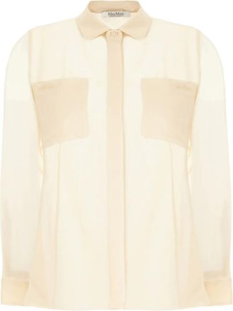 Max Mara Camicia con ricamo - Toni neutri