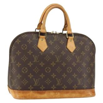 Louis Vuitton Pre-owned Handbags, female, Brown, Size: ONE SIZE Pre-owned Canvas Handbag