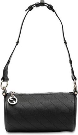 Gucci Pre-owned Vintage Schoudertas - Dames - Vintage Schoudertas - Zwart - ONE Size - Leer - Vintage