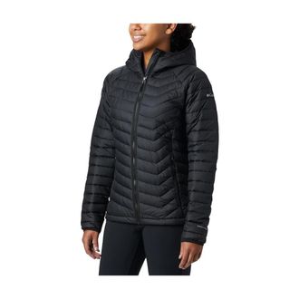 Columbia Powder Lite Zwarte Jas - Dames - Winterjassen - Zwart - S - Jassen