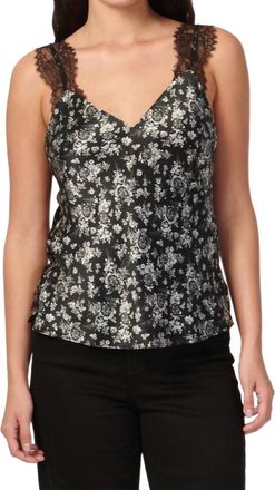 Cami NYC Marlo Cami Tee In Black/white
