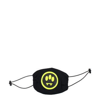 Barrow da uomos Tessuto Mascherine Nero/Giallo Fluo