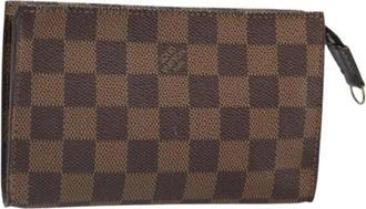 Louis Vuitton Pre-owned Wallets, female, Brown, Size: ONE SIZE Pre-owned Vintage Canvas Wallet