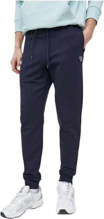 Paul Smith Zebra Logo Trainingsbroeken - Heren - Sweatpants - Blauw - 2XL - Katoen - Broeken