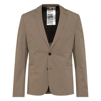 Drykorn Drykorn, Blazers, male, Brown, Size: XL Stretch Brown Slim-Fit Blazer