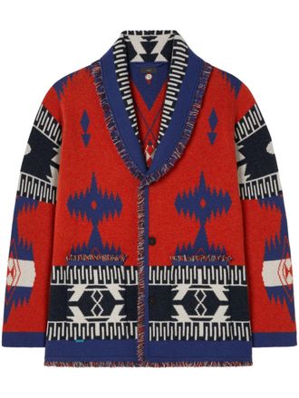 Alanui Vest met jacquard - Rood