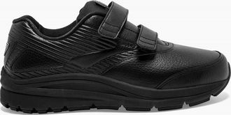 Brooks Womens Addiction Walker V-Strap 2 Walking Shoe In Black/black
