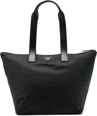 Emporio Armani Tassen, Heren, Zwart, ONE Size, Tote Bags
