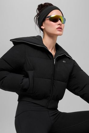 Alo | Captivate Puffer Jacket in Black, Size: XS