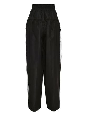 3.1 Phillip Lim pleated side-stripe trousers - Black