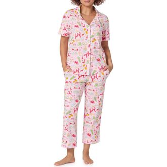 Bedhead Pajamas Stretch Cotton Crop Pajamas in French Quarter at Nordstrom, Size X-Small