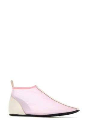 Gimaguas Womens Pink Mesh Slip Ons Sneaker