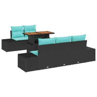vidaXL Conjunto De Comedor De Jard&iacute;n 6 Uds. 5-n&uacute;mero De Plazas Vidaxl