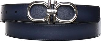 Ferragamo Leather Gancini Belt
