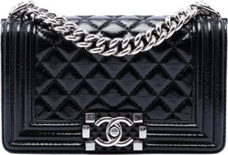 Chanel Pre-owned Boy Flap Schoudertas - Dames - Pre-owned - Zwart - Maat: ONE Size Leer