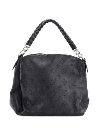 Louis Vuitton Babylone Handbag Mahina Leather BB hobo bag - Nero