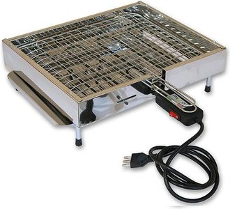 Stella Bistecchiera Griglia Elettrica Satinata In Acciaio Inox 2200 Watt Made In Italy La Stella - St 2200
