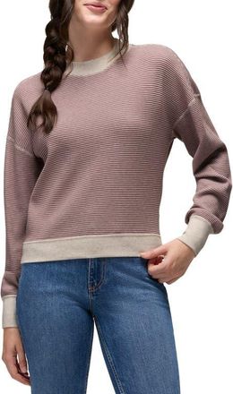 Prana Touchstone Performance Crewneck T-Shirt in Newberry Heather Stripe at Nordstrom, Size X-Large