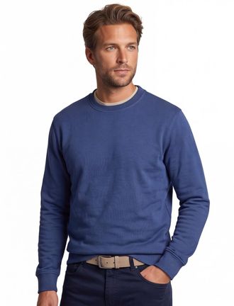 HUGO BOSS Orange We Dye trui blauw effen