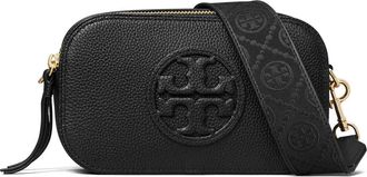 Tory Burch Mini Miller Leather Crossbody Bag in Tory Black at Nordstrom