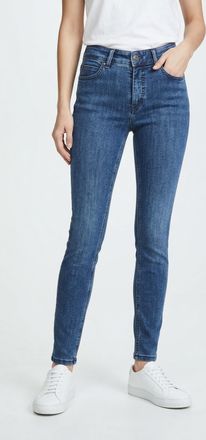MAC Broeken Skinny-fit-Jeans MAC, Damen, Gr. 34, L&auml;nge 30, sporty dunkelblau, Denim/Jeans, Obermaterial: 82% Baumwolle, 9% Polyester, 5% Elastomultiester, 4% Elas