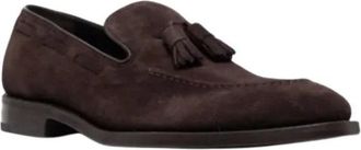 Henderson Baracco Mocassins met kwasten van su&egrave;de - Heren - Loafers - Bruin - 45 EU - Su&egrave;de - Schoenen