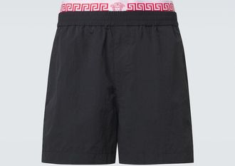 Versace Shorts con cintura a capas
