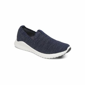 Aetrex Womens Angie Slip On Shoes In Navy